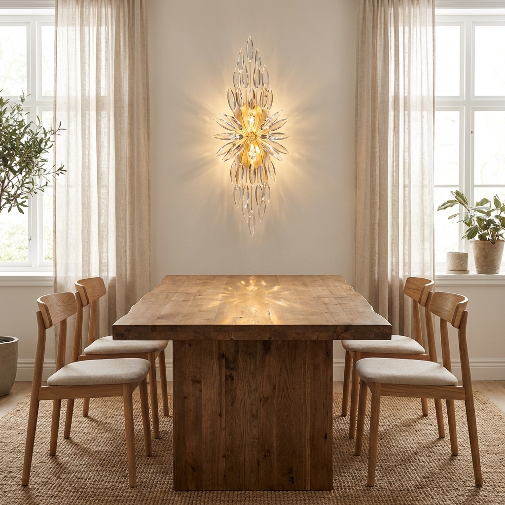 LuxuryCrystalLighting Lily Buds 33″ Sconce