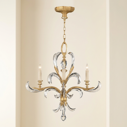 Beveled Arc 28-Inch Chandelier
