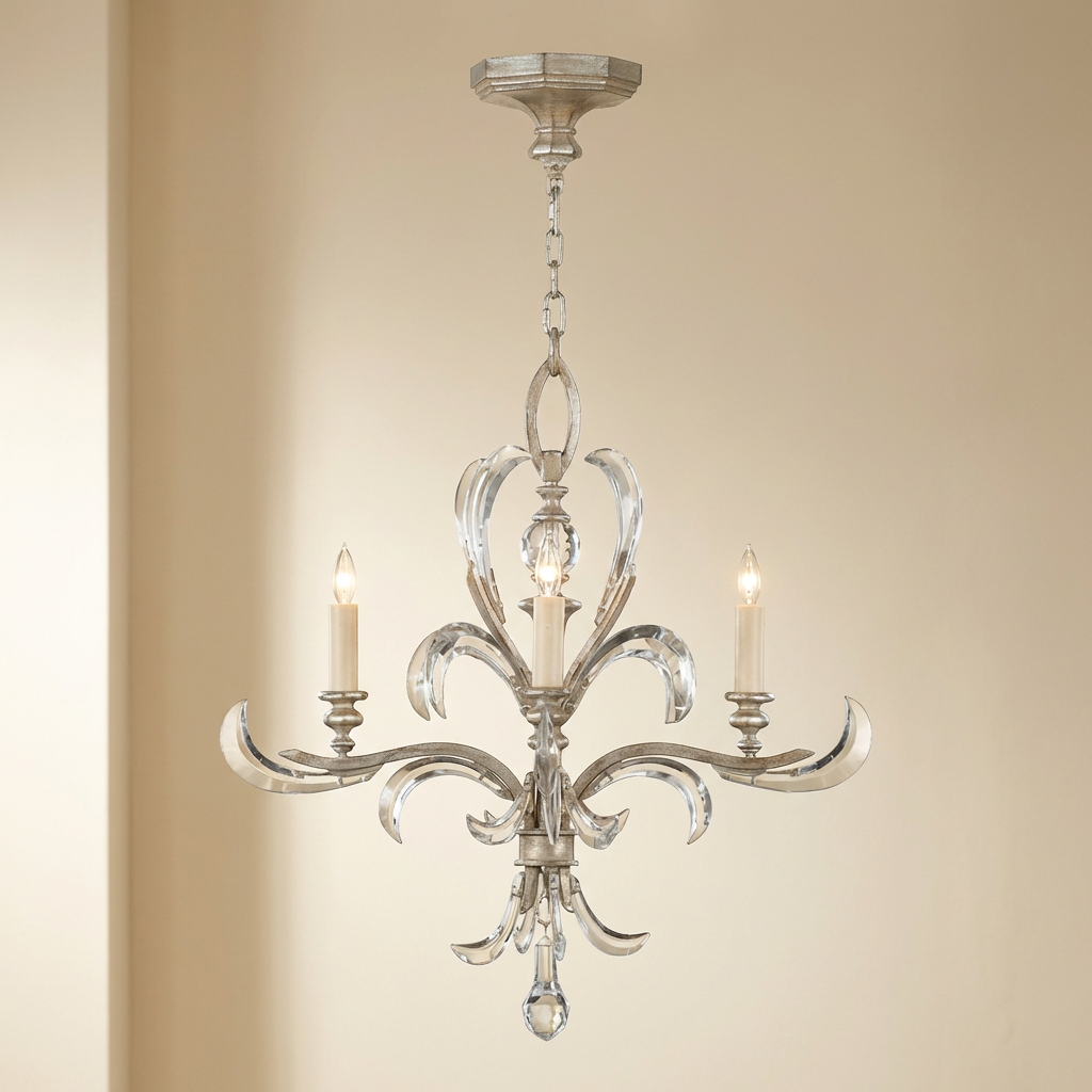 Beveled Arc 28-Inch Chandelier