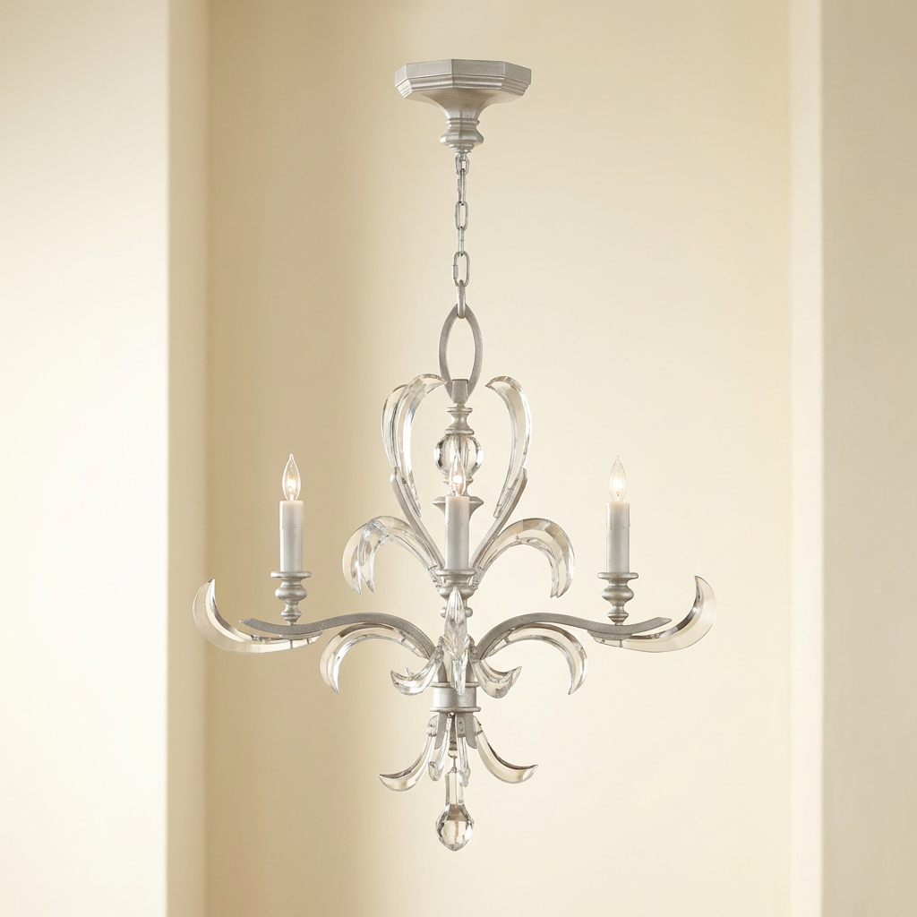 Beveled Arc 28-Inch Chandelier