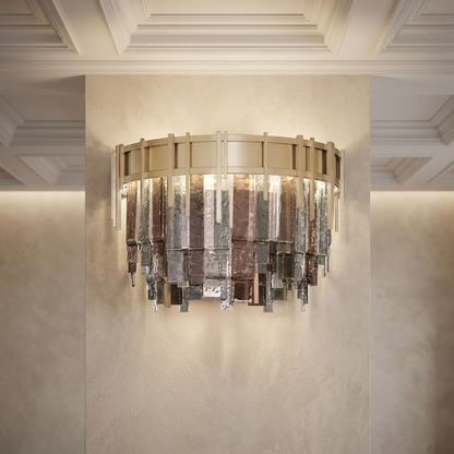 Fine Art Arpeggio 20.5″W Round Flush Mount