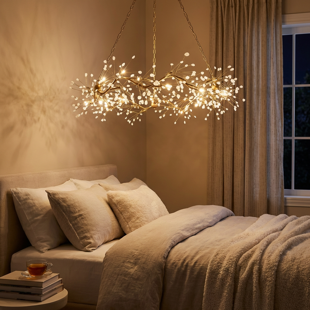 Quartz Branch 12-Light Pendant