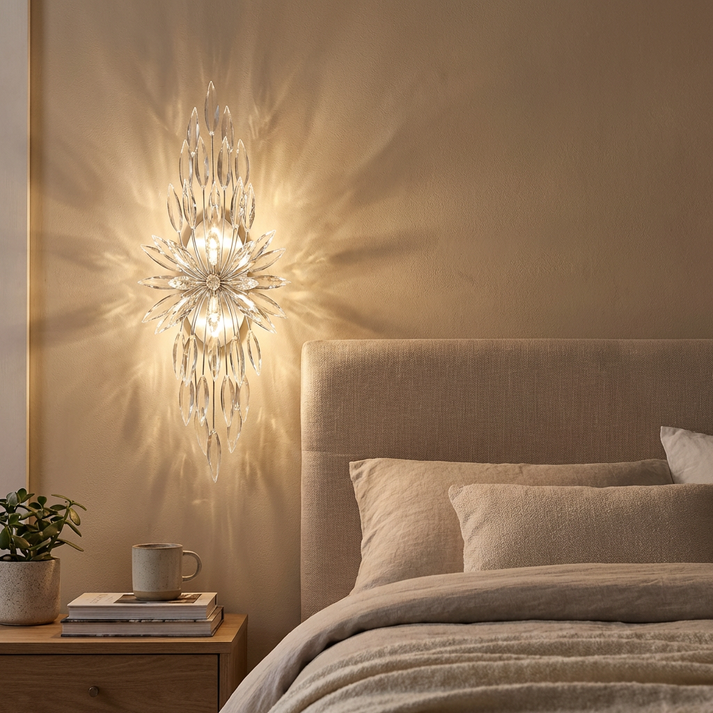 LuxuryCrystalLighting Lily Buds 33″ Sconce