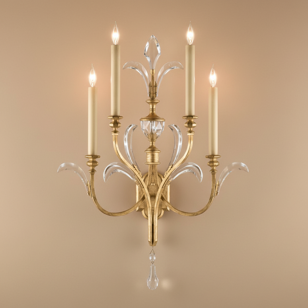 LuxuryCrystalLighting Beveled Arcs 36″ Sconce