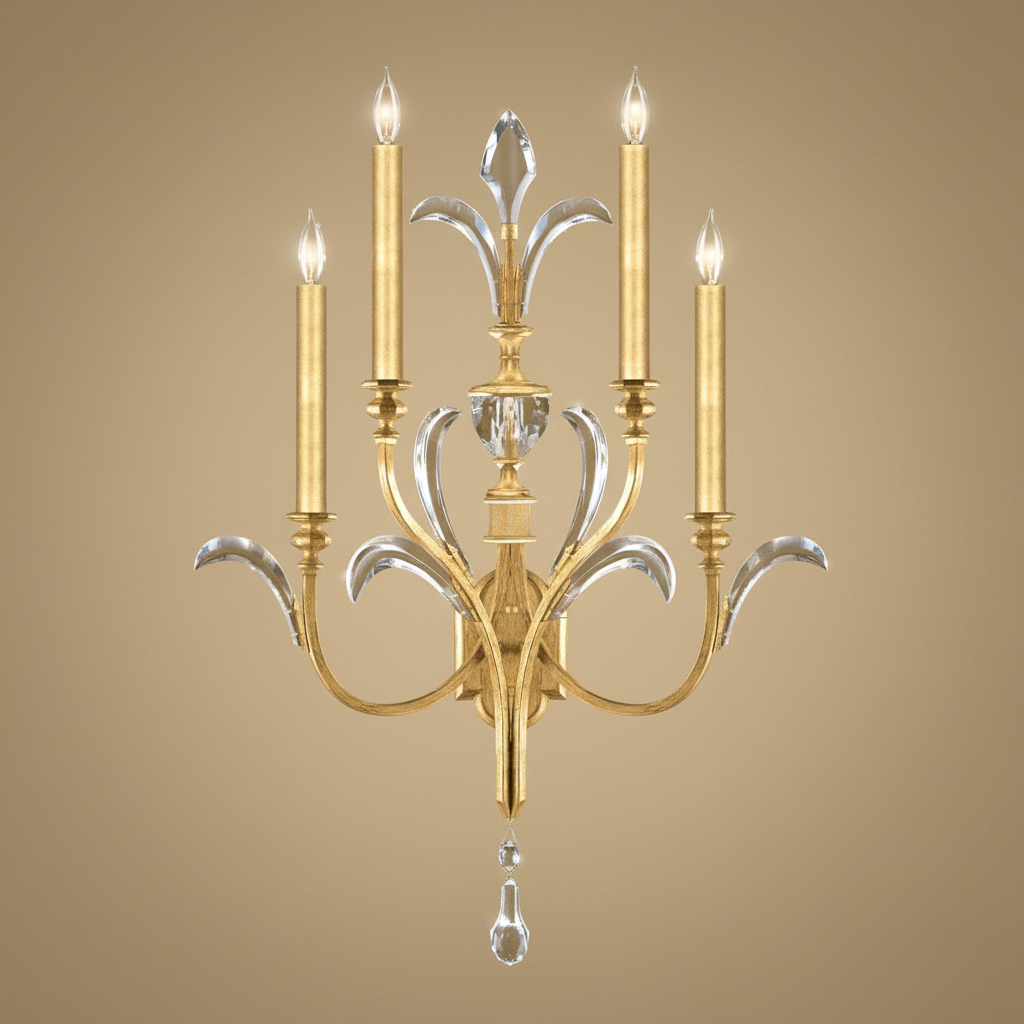 LuxuryCrystalLighting Beveled Arcs 36″ Sconce