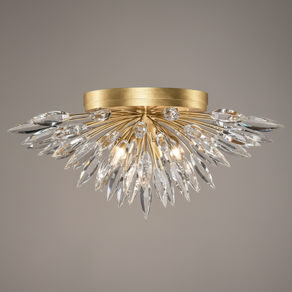 LuxuryCrystalLighting Lily Buds 26″ Round Flush Mount