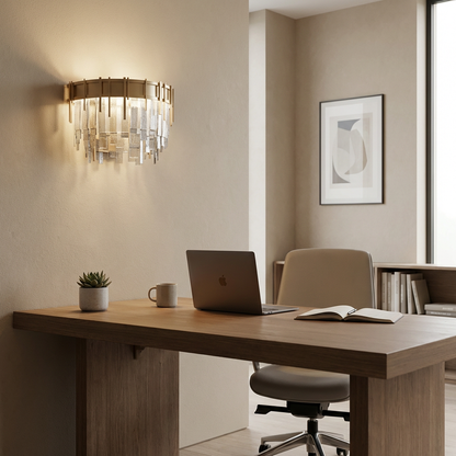 Fine Art Arpeggio 20.5″W Round Flush Mount