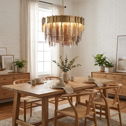 Fine Art Arpeggio 20.5″W Round Flush Mount